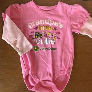 John Deere baby onsie